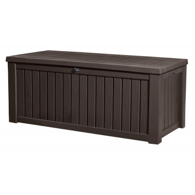 Záhradný úložný box ROCKWOOD 65 x 76 x 155 cm – hnedý Záhradný úložný box ROCKWOOD 65 x 76 x 155 cm – hnedý