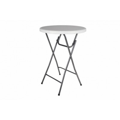 Párty stolík BISTRO skladací vrátane elastického poťahu 80 x 80 x 110 cm