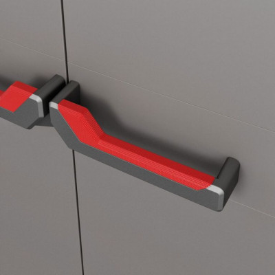 Plastová skrinka STILO LOW - 90 x 68 x 39 cm