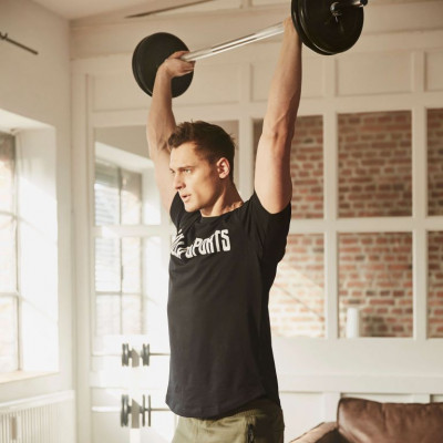 Gorilla Sports Činková tyč, chróm, 120 cm