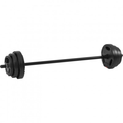 Gorilla Sports Súprava plastovej činky, 20 kg