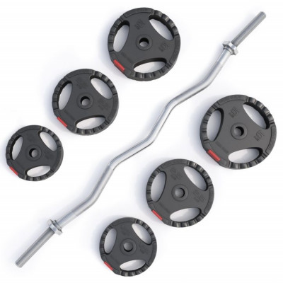 Gorilla Sports Nakladací činkový set, 25 kg