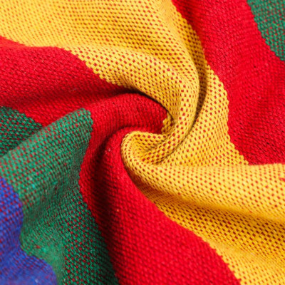 MIADOMODO Závesné hojdacie kreslo, farebné, dovnútra aj von