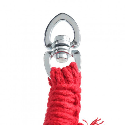 MIADOMODO Závesné hojdacie kreslo, farebné, dovnútra aj von