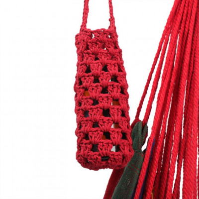 MIADOMODO Závesné hojdacie kreslo, farebné, dovnútra aj von