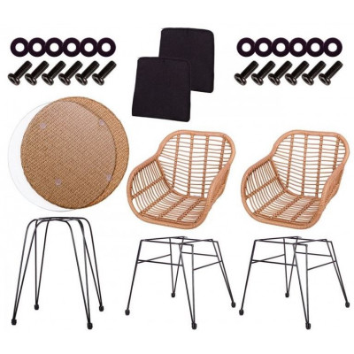 STILISTA Záhradný set - stolička + stôl