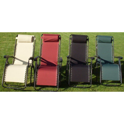 Záhradné kreslo 2320 OXFORD čierne