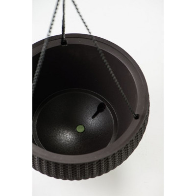 Kvetináč HANGING SPHERE - hnedý
