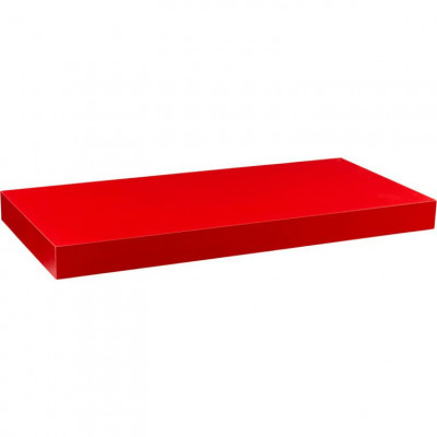 Nástěnná police STILISTA VOLATO - červená 70 cm