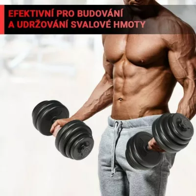 Sada závažia plnená pieskom a cementom, 2 x 7,5 kg