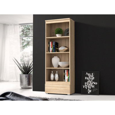 Otvorená polica z dreva sonoma s policami do detskej izby