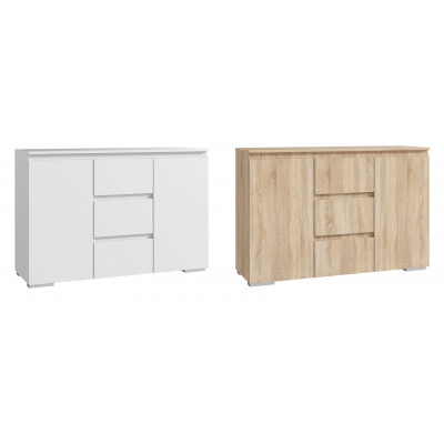 Komoda 120 cm, biela