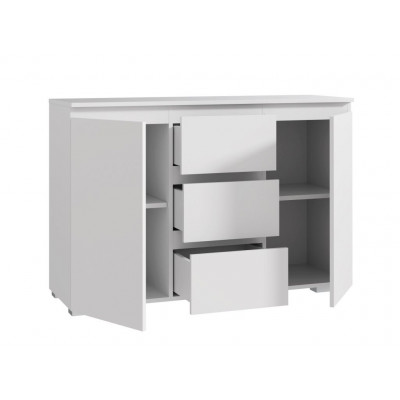 Komoda 120 cm, biela
