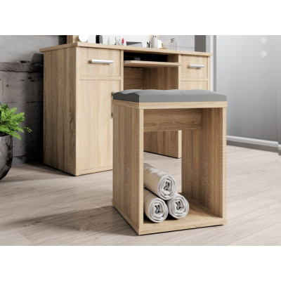 Stolička sonoma so sedákom ku kozmetickému toaletnému stolík