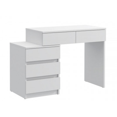 Písací stôl biely so zásuvkami do detskej izby