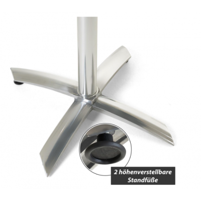 Bistro stôl, okrúhly, skladací, 60 cm