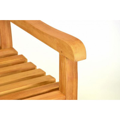 Záhradná lavica DIVERO 2-miestna masívna 120 cm