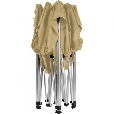 INSTENT PRO Záhradný stan 3 x 3 m, šampaň + 2 bočnice