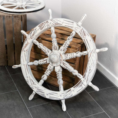 Garthen drevené kormidlo, štýlová dekorácia - 60 cm