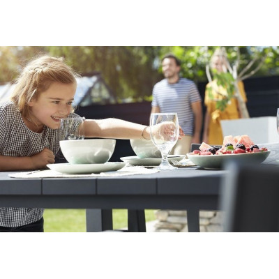 Stôl Júlia - 146 cm, antracit