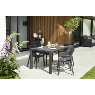 Stôl Júlia - 146 cm, antracit