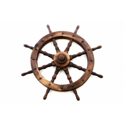 Drevené kormidlo Garth 80 cm - štýlová rustikálna dekorácia