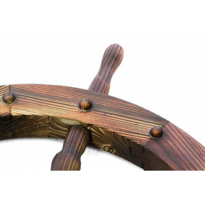 Drevené kormidlo Garth 80 cm - štýlová rustikálna dekorácia