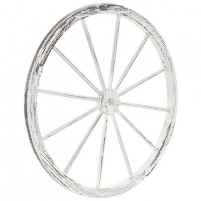 GARTHEN dekoratívne drevené koleso, 90 cm