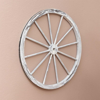 GARTHEN dekoratívne drevené koleso, 90 cm