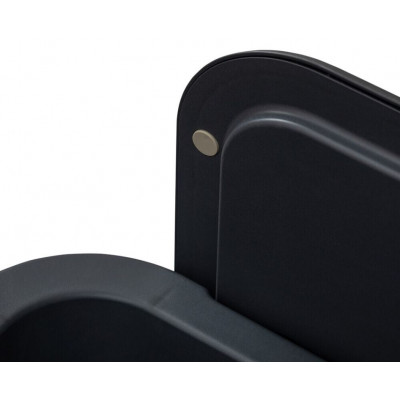 Plastový stôl PETRA + box, grafit