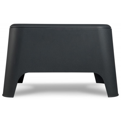 Plastový stôl PETRA + box, grafit