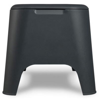 Plastový stôl PETRA + box, grafit