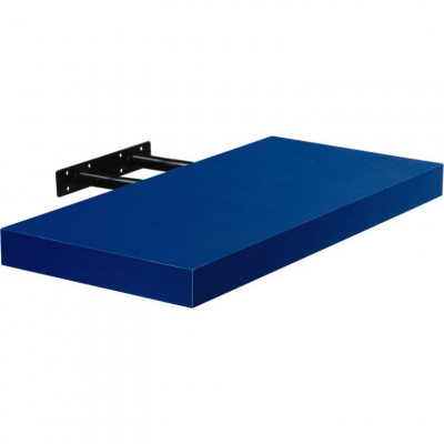 Stilista nástenná polica Volato, 40 cm, modrá