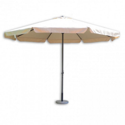 Slnečník STANDART 4 m béžový s kľučkou