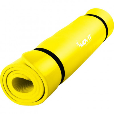 Gymnastická podložka MOVIT 183 x 60 x 1 cm - žltá
