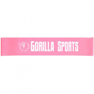 Gorilla Sports Fitness guma 10 lb, ružová