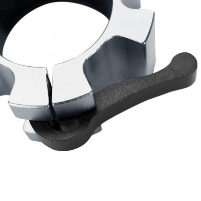 Gorilla Sports Rýchloupínacie uzávery 50-51mm, 2 ks, strieborná