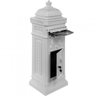 Poštová schránka starožitná antik - biela