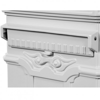 Poštová schránka starožitná antik - biela