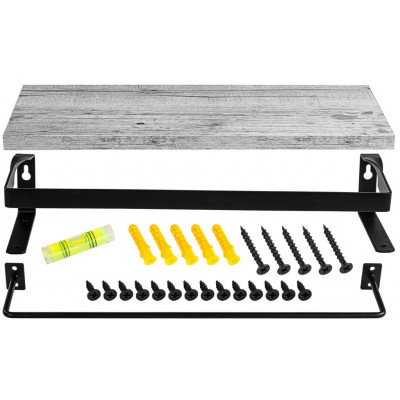 STILISTA Set 2 ks nástenných políc Volato Duo, 40 cm, biele