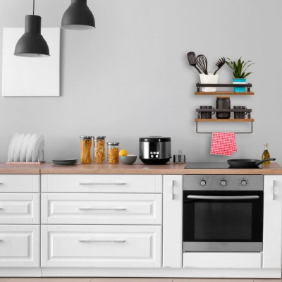 STILISTA Set 2 ks nástenných políc Volato Duo, 40 cm, biele