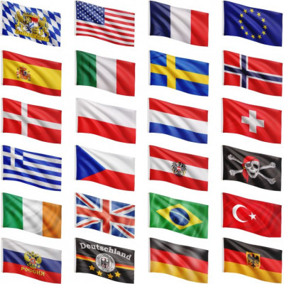 FLAGMASTER futbalová vlajka Nemecko 120 x 80 cm