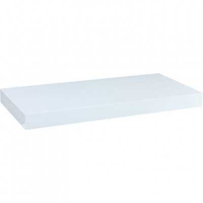 Stilista nástenná polica Volato, 60 cm, lesklá biela