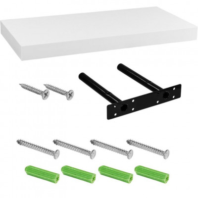 Nástěnná police STILISTA VOLATO - bílá 70 cm