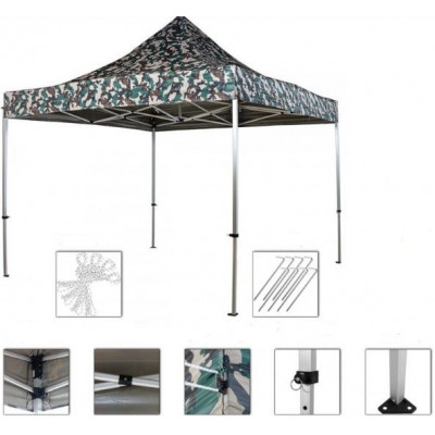 INSTENT PRO Záhradný stan 3 x 3 m, woodland