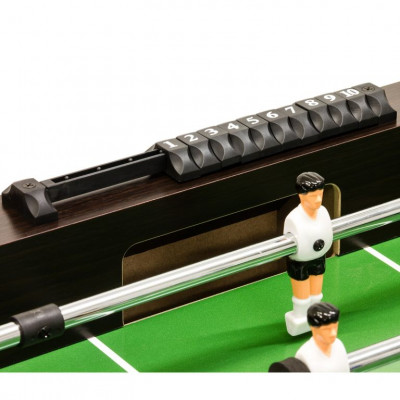 Stolný futbal rozkladací Belfast 121 x 101 x 79 cm - tmavé drevo