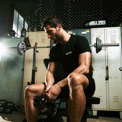 Gorilla Sports Nastaviteľný stojan na dlhú tyč, 190 cm