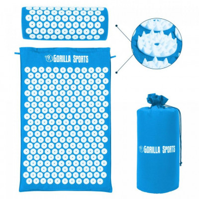 Gorilla Sports Akupresúrna podložka, modrá