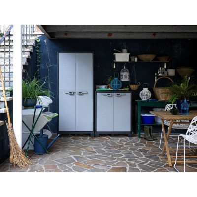 Praktická záhradná skrinka TITAN LOW - 100 x 80 x 44 cm