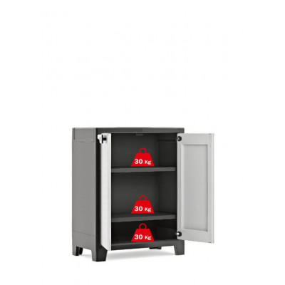 Praktická záhradná skrinka TITAN LOW - 100 x 80 x 44 cm